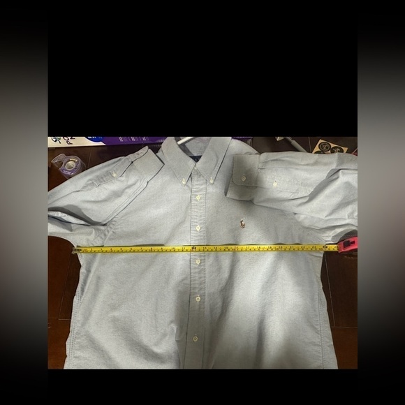 polo ralph lauren denim button  shirt Men's Size XL Custom fit - Picture 6 of 6
